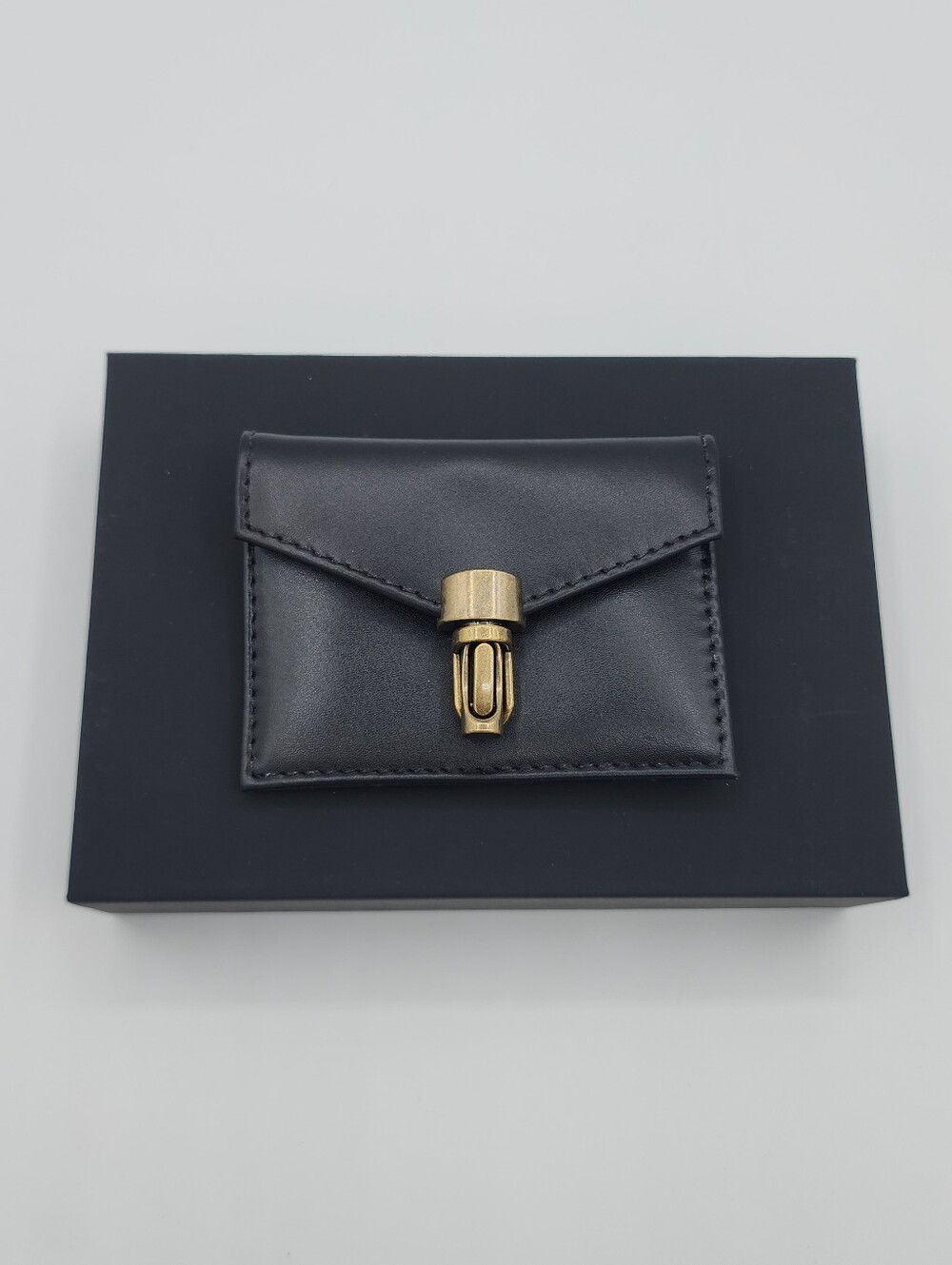 Beara Beara Card Case Black Leather NWT #2955